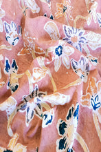 Load image into Gallery viewer, Natural Dye Batik Hand Painted Handloom Cotton x Silk Fabric