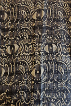 Load image into Gallery viewer, Natural Dye Block Printed Tussar Fabric