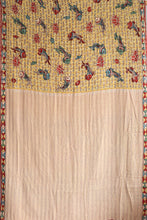 Load image into Gallery viewer, Natural Dye Hand-Painted Kalamkari Silk Sari