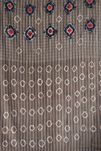 Load image into Gallery viewer, Natural Dye Shibori Silk Sari
