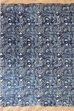 Load image into Gallery viewer, Natural Dye Block Print Cotton X Silk Sari