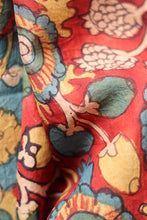 Load image into Gallery viewer, Natural Dye Hand-Painted Kalamkari Silk Sari