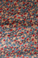 Load image into Gallery viewer, Natural Dye Hand-Painted Kalamkari Silk Fabric