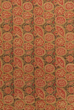 Load image into Gallery viewer, Hand Woven Natural Dye Block Printed Tussar x Cotton Saree