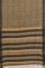 Load image into Gallery viewer, Hand Woven Natural Dye Block Printed Cotton x Silk Maheswari border Saree.