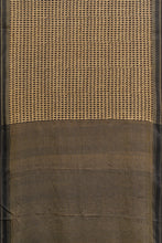 Load image into Gallery viewer, Hand Woven Natural Dye Block Printed Cotton x Silk Maheswari border Saree.