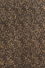 Load image into Gallery viewer, Hand Woven Natural Dye Gold Block Printed Silk Signature Weave Saree.