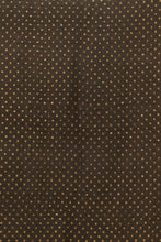 Load image into Gallery viewer, Hand Woven Natural Dye Gold Block Printed Silk Signature Weave Saree.