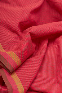Hand Woven Small Check Saree.