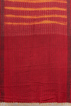 Load image into Gallery viewer, Hand Woven Natural Dye Three Silk Block Print With Shibori Saree