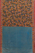 Load image into Gallery viewer, Hand Woven Cotton Hand Painted Kalamkari Natural Dye Saree
