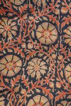 Load image into Gallery viewer, Natural Dye Block Print Tussar Fabric