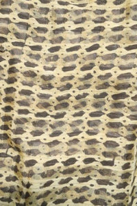 Natural Dye Block Print Tussar Fabric