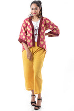 Load image into Gallery viewer, Handwoven &#39;ZULU&#39; Ikat Cotton Shrug