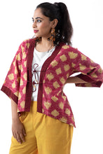 Load image into Gallery viewer, Handwoven &#39;ZULU&#39; Ikat Cotton Shrug