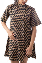 Load image into Gallery viewer, Natural Dye Hand Block Printed &#39;GUHIA&#39; Bell Sleeve Tunic