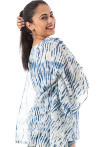 Natural Dyed 'KADUMBI' Shibori Kaftan