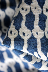 Natural Dye Block Print Cotton Fabric