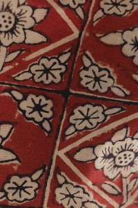 Natural Dye Block Print Cotton Fabric