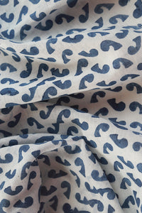 Natural dye Block Print Cotton Fabric