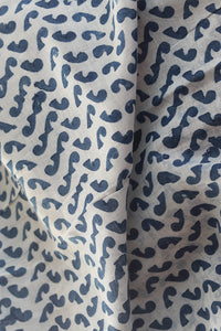 Natural dye Block Print Cotton Fabric