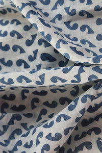 Natural dye Block Print Cotton Fabric