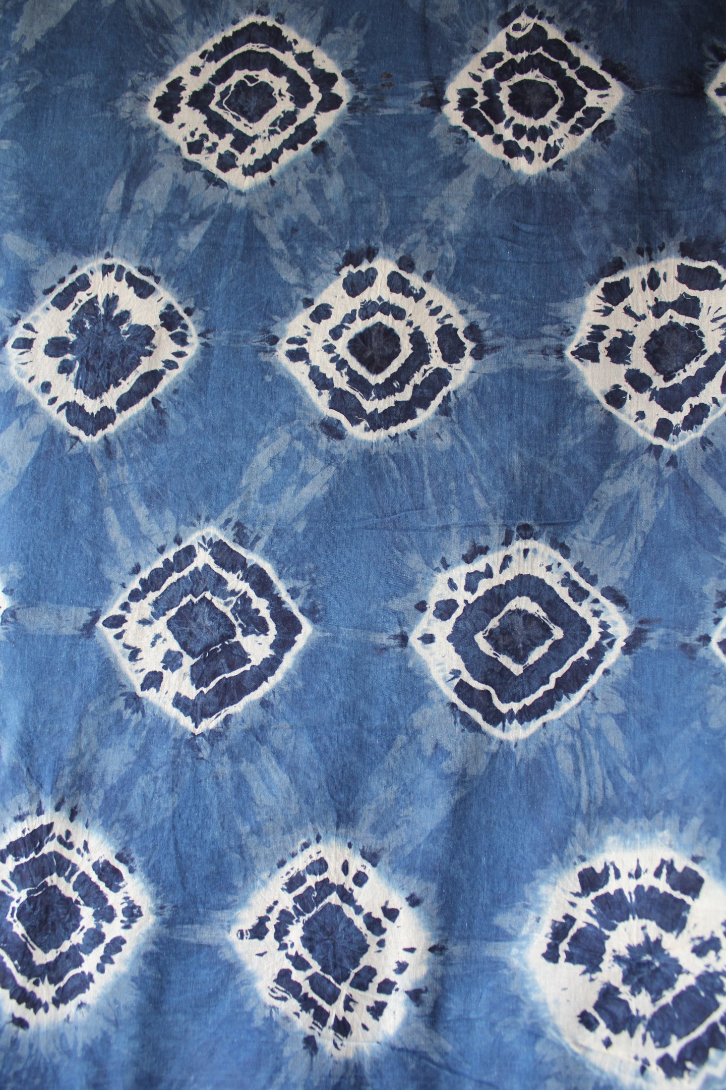 Natural Dye Shibori Handloom Cotton Fabric