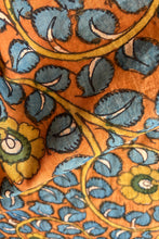 Load image into Gallery viewer, Natural Dye Hand-Painted Kalamkari Cotton Fabric