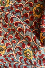 Load image into Gallery viewer, Natural Dye Hand-Painted Kalamkari Cotton Fabric