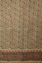 Load image into Gallery viewer, Natural Dye Block Print Cotton Stole