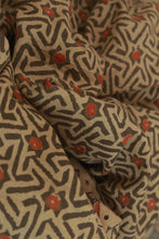 Load image into Gallery viewer, Natural Dye Block Print Cotton Stole