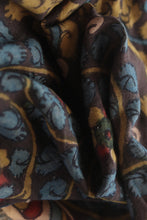 Load image into Gallery viewer, Natural Dye Hand-Painted Kalamkari Cotton Stole