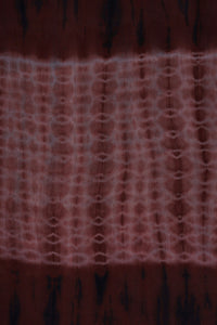 Natural Dye Shibori Cotton Stole