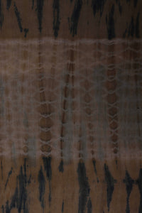 Natural Dye Shibori Cotton Stole