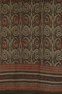 Natural Dye Block Print Cotton Stole