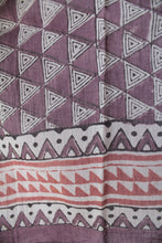 Load image into Gallery viewer, Natural Dye Block Print Cotton Stole