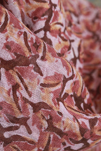 Natural Dye Block Print Linen Stole