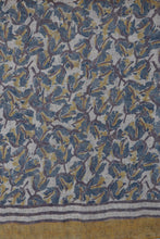 Load image into Gallery viewer, Natural Dye Block Print Linen Stole