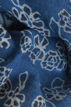 Load image into Gallery viewer, Natural Dye Block Print Linen Stole