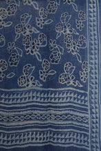 Load image into Gallery viewer, Natural Dye Block Print Linen Stole