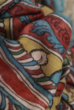 Load image into Gallery viewer, Natural Dye Hand-Painted Kalamkari Silk Dupatta
