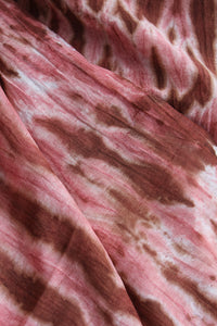 Natural Dye Shibori Cotton x Silk Fabric