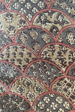 Load image into Gallery viewer, Natural Dye Block Print Silk Fabric