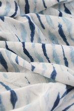 Load image into Gallery viewer, Natural Dye Shibori Cotton x Silk Fabric