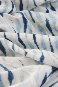 Natural Dye Shibori Cotton x Silk Fabric