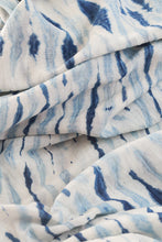Load image into Gallery viewer, Natural Dye Shibori Cotton x Silk Fabric