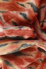 Load image into Gallery viewer, Natural Dye Shibori Silk Fabric