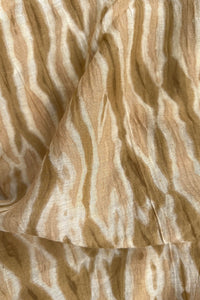 Natural Dye Shibori Cotton x Silk Fabric