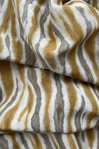 Natural Dye Shibori Cotton x Silk Fabric