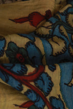 Load image into Gallery viewer, Natural Dye Hand-Painted Kalamkari Cotton x Silk Stole